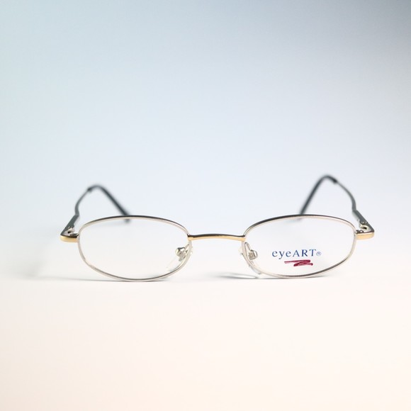 eyeart HOWARD silver gold 42-19-135 eyeglasses small full frame rectangle N12 - Picture 8 of 9